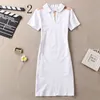 Womens Designers Casual Dresses Summer Dress Fashion 100% Cotton Shirt Clothing A-line Skirt Fresh Sweet Multiple Colour Asian Size