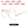 Okulary przeciwsłoneczne duże oprawki moda blokujące niebieskie światło okulary do czytania progresywne wieloogniskowe prezbiopijne mężczyźni kobiety dioptrie + 1.0 do + 4.0 NX