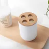 Bamboo Soap Dish Soap Dispenser Toothbrush Holder Soap Holder Bathroom Accessories SH1909198879155