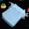 2021 NEW 7x9cm Organza Bags Jewelry Packaging Bags Wedding Gift Bag Drawstring Jewellery Pouch