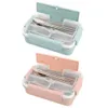 Portable Stainless Steel Bento Box Kitchen Leak-Proof Lunch Box Picnic Office School Insulation Thickened Plaid Food Container Y200429