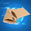 50pcs Brown Color Kraft Paper Bubble Envelope Mailing Bags Business Express Packaging Bag Y200709