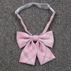 Pink JK Uniform Bow Tie Cute Japanese/korean School Uniform Accessories Bow-knot Tie Design Knot Cravat Necktie Adjustable