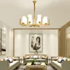 Modern Led Chandelier Nordic Living Room Lamp Retro Simple Decoration Chandeliers Dining Rooms Hanging Lamps Pendant Light