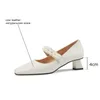 AllBITEFO Boyutu: 33-41 hakiki deri inci düğün kadın ayakkabı marka yüksek topuklu ayakkabı kadın topuklu ayakkabı zapatos de mujer 210611