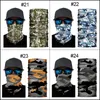 Bandana Camouflage Sjaals Ademende Sun Zomer Dunne Gezicht Cover Gedrukt Nekmasker voor Outdoor Running Festival Sjaal