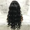 28 Inches Curly Wavy Synthetic Wig Simulation Human Hair Wigs for White and Black Women That Look Real JC0059
