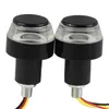 2x12V Universal Motorcycle Currando sinal piscando indicador de luz de duas cores Motocicleta de sinal de motocicleta LED guiador sinaliza