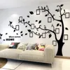 Naklejki ścienne PO Drzewo 3D Stereo Akrylowe Sypialnia Salon Dining TV Sofa Nowoczesny Minimalistyczny wystrój