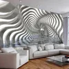 Fonds d'écran Home Interior Custom toute taille murale murale 3D stéréoscopique abstrait Géométrique Space Po Decoration Art Fond Papel de Pared