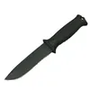 Couteau droit 440C lame noire Camping en plein air randonnée survie tactique couteaux à lame fixe avec Kydex H5398