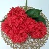 Flores decorativas grinaldas 1 p hydrangea flor artifciail casa jardim decoração festa de casamento festa de casamento arranjo floral