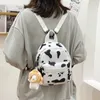 Mini sac à dos femmes mignon vache sac à bandoulière pour adolescentes enfants multi-fonction petit sac à dos femme dames école sac à dos 210922