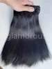 Super Double Drawn Bone Straight Hair 3 Bundles Extensions Brazilian Virgin Raw Cuticle Aligned 100% Human Hair Weave