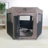 Katbedden meubels Leverzaal Ademend Nest Kennel Pet Dog Pladen Tent Mesh Foldable gesloten fokdoos huis