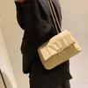 الصلبة خمر حقائب الكتف سلسلة سلسلة صغيرة للنساء لينة بو الجلود crossbody بسيطة حقائب اليد محفظة