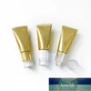 30ml vazio ouro plástico alumínio macio garrafa 30g cosmético squeeze tubo maquiagem loção creme recipiente de embalagem livre