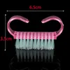 80 PCS 6.5*3.5 cm Rose Nail Art Brosse À Poussière Outils Propre Manucure Pédicure Outil