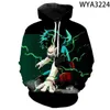 Anime My Hero Academia Hoodies 3D Printed Men Women Children Sweatshirts Boy Girl Kids Streetwear Pullover Tops Men Clothing Y211122