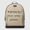 Famous High quality backpack classic leather travel bags fashion business bag notebook bagsschool bag 406370 size: 31.5*41*14.5cm