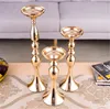 S / M / L Mermaid Candle Holders Exquisite Wedding Props Road Guide Silver Gold Metal Candlestick European Inredning vid havet RRB14912