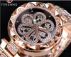 Nieuwe modejurk horloge Forsining Horloges voor Lady Mechanical Automatisch horloge for07