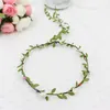 Bohemian Hair Crowns Flower Headbands Women Artificial Floral Hairband för Girls Hairs Tillbehör Strand Bröllop