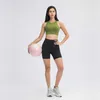 Mujeres Sports Bra Sexy Mesh Breathable Yoga Top Lu 147 Push Up Femenino Gimnasia Fitness Sportwear Sportsing Searsing Carry Running Vest Cloth