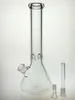 Glass Hookah Beaker Bong 14inch 7mm with 14/19mm Downstem and bowl 1100G/Pc GB029