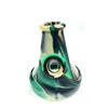 Hookahs Hot selling Bong Smoking Water Pipes with glass Bowl Silicone oil Rigs for smoke unbreakable camouflage bongs