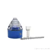 Красочная мини -пластиковая электрическая вода табачная труба для курящих сухой herb2721535