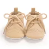 Premiers marcheurs bébé chaussures garçon filles né infantile enfant en bas âge décontracté confort coton semelle anti-dérapant PU cuir ramper berceau