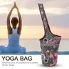 Bolsas al aire libre Bolsa de esterilla de yoga Mochila de lona de moda informal con bolsillo con cremallera de gran tamaño Se adapta a la mayoría de los portabebés de mano