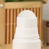 30 ml 50 ml 100 ml Beyaz Plastik Rulo Şişe Doldurulabilir Deodorant Şişe Esansiyel Yağ Parfüm Şişeleri DIY Kişisel Kozmetik 263C3