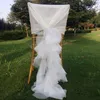 30D Chiffon Chair Sash voor Weddding Covers 50 * 150cm te koop Huwelijk Leveranciers Stoel Covers Accessoires Custom Made Color and Size