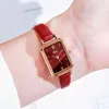 Armbanduhren LISM Woman Watch 2021 Kein Herkunft g D GLE VDO Rechteck Designer Luxus CN Hanah Martin de Relojes Para Mujer PU