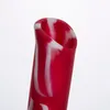 DHL Silicone Smoking Bong Hand Pipe 9.4 pulgadas con vástago inferior y altura del tazón de hierro Plataforma petrolera portátil Dab