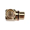 Gold Plated AV Audio Video Splitter Plug RCA Connector Adapter 1 Male to 2 Female F Converter Connectors