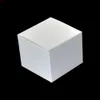 50 unids/lote 4x4x3cm caja de papel Kraft plegable crema facial embalaje cajas de cartón paquete de joyería botella de ungüento caja