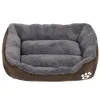 Hund säng liten hus varm fleece pet soffa kennel bo valp kattbäddar matta för medium s chihuahua cama para perro y200330