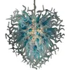 Lampadari moderni di lusso a forma di corallo soffiati fatti a mano Decorazione del soggiorno Lampadari in vetro di Murano in stile turco