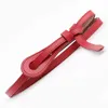 Cintura femminile di lusso per le donne Fiocco rosso Design sottile in pelle PU Jeans Cinture con cinturino ad anello Cinture Bownot Brown Dress Coat Accessori G220301