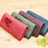 Leather Women Wallet Long Purse Butterfly Embossing Wallets Female Card Holders Phone Bag