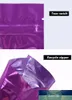 En gros 100 pcs Brillant Violet Feuille D'aluminium Zip-lock Emballage Sac Rouge À Lèvres Épice À Base De Plantes Poudre Perles Capsule Cadeaux Sac De Stockage Usine prix expert conception