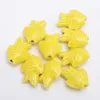 100pcs Mix Color Ocean Fish Ceramiczne koraliki 16x19 mm luźne koralik dystansowy do biżuterii wytwarzają DIY Bransoletę Naszyjnik Akcesoria 272s