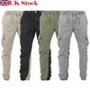 Mens Cargo Combat Work Trousers Chino Cotton Pant Work wear Jeans size 30-44 Y0927
