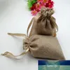 RUIHAOYU – sacs d'emballage cadeaux pour fête de mariage, sac cadeau à cordon, sacs en Jute, sacs à bijoux, pochettes pour rangement de fête à domicile, 10 pièces