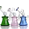 Hookah set Mini Glass Pipes Bong Oil Dab Rigs Burner 14mm Joint Banger 15cm lång