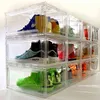 Antiutioxidant Box Shoe HD Sneaker Pyłoszczelne Akrylowe Sporty Przechowywanie Organizator S Store Wyświetlacz Rack Moda Produkty