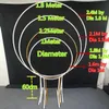 Partij decoratie ronde verhoogde boog achtergrond bruiloft verjaardag ijzeren cirkel stand baby shower backdrop po banner frame